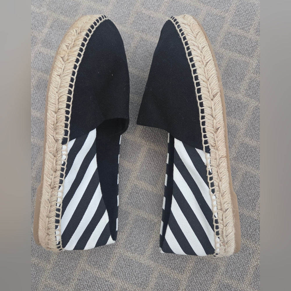 Off-White Black and Tan Espadrilles